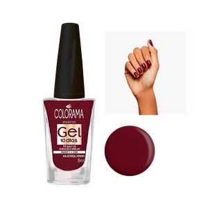 Esmalte Colorama Efeito Gel Na Duvida Vinho