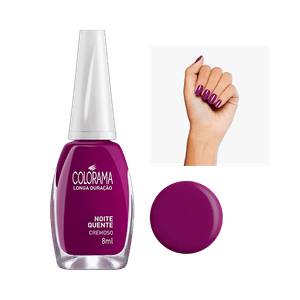 Esmalte Cremoso Noite Quente Colorama