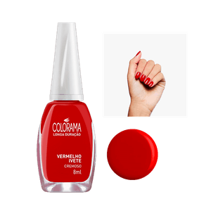 Esmalte Colorama Verniz & Cor Vermelho Ivete