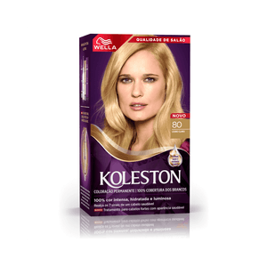 Coloração Permanente Koleston Louro Claro 80
