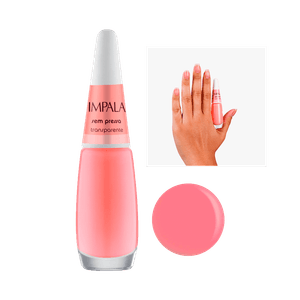 Esmalte Impala A Cor da Sua Moda Transparente Sem Pressa