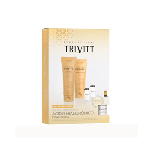 Kit Trivitt Home Care Power Dose Shampoo + Condicionador + Ampola Ácido Hialurônico