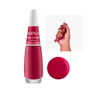 Esmalte Impala Cremoso A Cor da Sua Moda Amor profundo