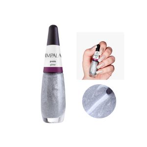 Esmalte Impala Glitter A Cor da Sua Moda Prata