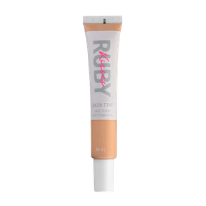 Base Ruby Kisses Fluida Skin Tint Efeito Natural 130 30ml