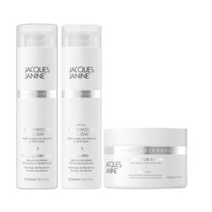 Kit Jacques Janine Luminous Glow Shampoo + Condicionador 240ml + Máscara de tratamento 240g