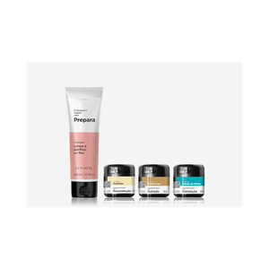 Kit Lowell Cronograma Capiliar (4 Produtos)