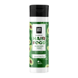 Shampoo Yamá Hair Food Avocado Reparação e Brilho 280ml