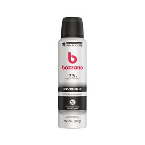 Desodorante Aerossol Antitranspirante Masculino Bozzano Invisible 150ml