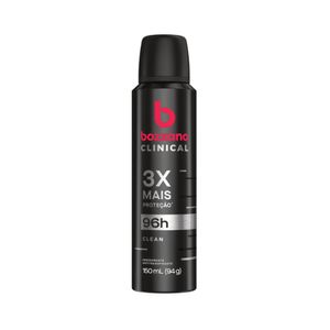 Desodorante Clinical Clean Antitranspirante Aerossol Bozzano Masculino 150ml