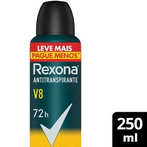 Antitranspirante Aerosol Rexona Men V8 250 ml