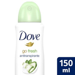 Desodorante Antitranspirante Aerosol Dove Go Fresh Pepino e Chá Verde 150ml