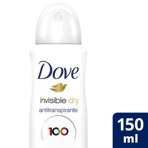 Desodorante Antitranspirante Aerosol Dove Invisible Dry 150ml