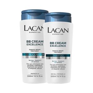 Kit Lacan BB Cream Excellence Shampoo + Condicionador 300ml