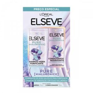 Kit Elseve Pure Hialurônico Shampoo 375ml + Condicionador 170ml