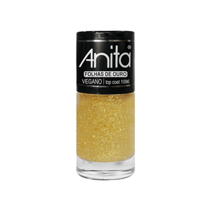 Esmalte Anita Top Coat Folhas De Ouro