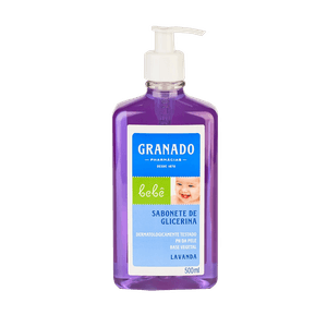 Sabonete Líquido Granado Bebê Glicerina Lavanda 500ml