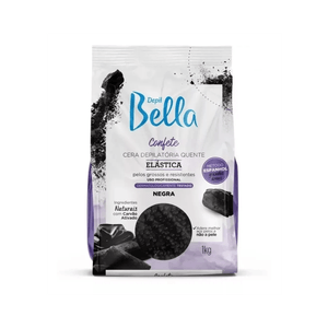 Cera Depil Bella Confete Elastica Negra 1000g