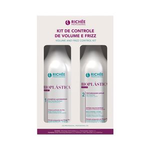 Kit Shampoo + Texturizador Richée Bioplástica Escova Defrizante