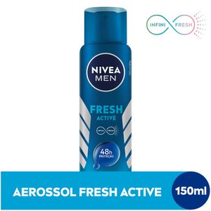 Desodorante Nivea Antitranspirante Aerosol Men Fresh Active 48h Masculino 150ml