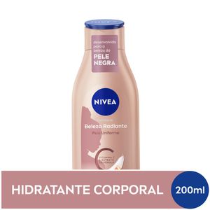 Creme Hidratante Nivea Radiante Pele Uniforme 200ml