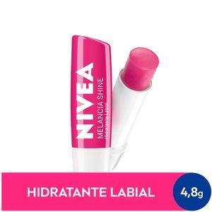 NIVEA Hidratante Labial Melancia Shine Hidratação Profunda 4,8g