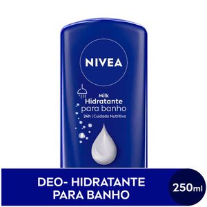 Hidratante Desodorante para Banho NIVEA Milk 250ml