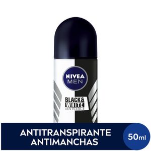 Desodorante Antitranspirante Roll-on NIVEA Invisible for Black & White 50ml