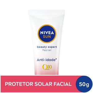 Protetor Solar Facial NIVEA SUN Beauty Expert Pele Normal a Seca FPS 50 50g