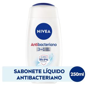 Sabonete Líquido Nivea Antibacteriano 3 Em 1 250ml