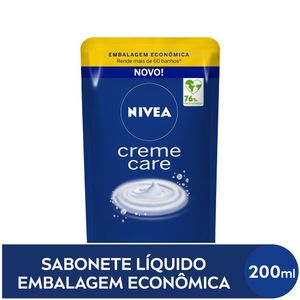 NIVEA Sabonete Líquido Creme Care Refil 200ml