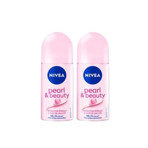 Kit NIVEA Desodorante Roll-on Pearl Beauty 50ml (2 Produtos)