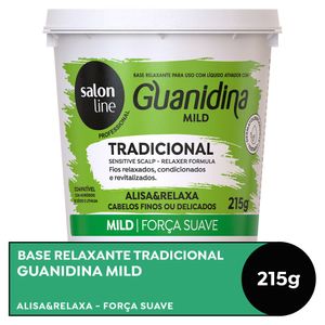 Creme Relaxante Guanidina Salon Line Mild Suave 215g