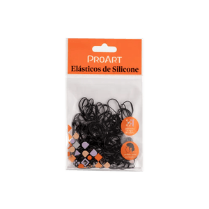 Elástico de Silicone ProArt para Cabelo Tamanho G (100 Unidades)