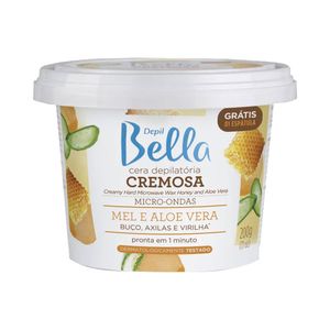 Cera Depilatória Depil Bella Mel e Aloe Vera Micro-ondas 200g