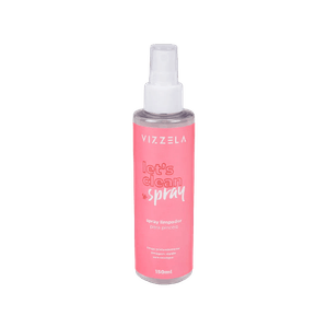 Spray Vizzela Limpador de Pincéis Let’s Clean 150ml