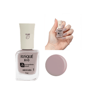 Esmalte Risqué Bio Cremoso Grão de Areia