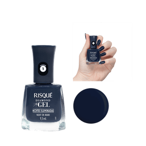 Esmalte Risqué Diamond Gel Night em Miami Cremoso