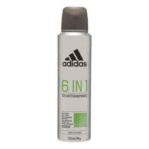 Desodorante Adidas Masculino Aerossol Antitranspirante 6 in 1 150ml