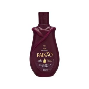 Loção Hidratante Paixão Framboesa Negra com ação desodorante 200ml