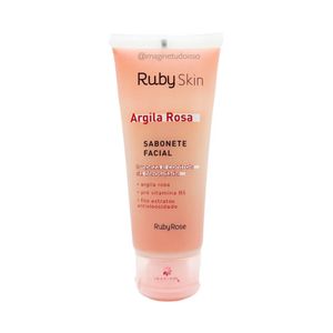 Sabonete Facial Ruby Rose Argila Rosa 100ml