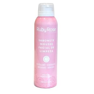 Sabonete Facial Ruby Rose Mousse Frutas Vermelhas 150ml