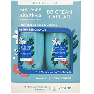 Kit Alta Moda BB Cream Shampoo e Condicionador 300ml