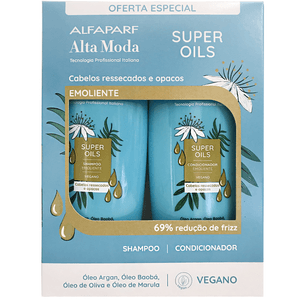 Kit Alta Moda Super Oils Shampoo e Condicionador 300ml