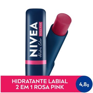 Protetor Labial Nivea Color Rosa Pink 4,8g