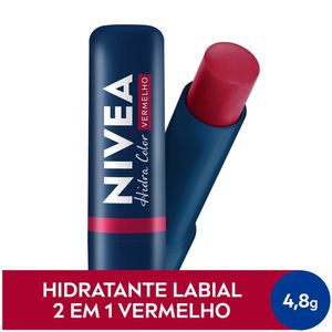 Protetor Labial Nivea Color Vermelho 4,8g