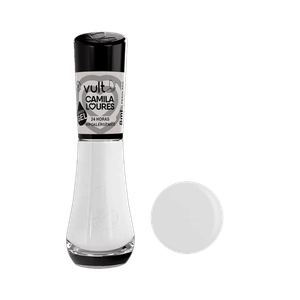 Esmalte Vult Efeito Gel Camila Loures Branco Perolado