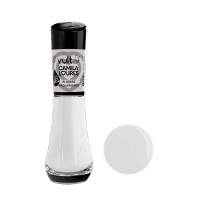 Esmalte Efeito Gel Vult Camila Loures Branco Perolado