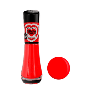 Esmalte Vult Efeito Gel Camila Loures Deixa o Like Vermelho