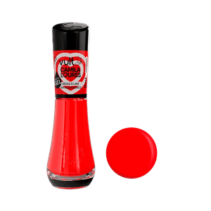 Esmalte Efeito Gel Vult Camila Loures Deixa o Like Vermelho